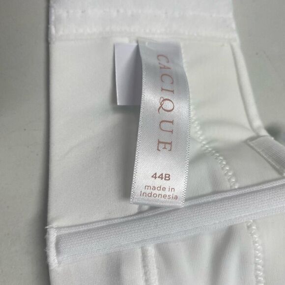 CACIQUE Women’s Straps Or Strapless Comfort Bliss White Wire Bra Size 44B White - Picture 10 of 12